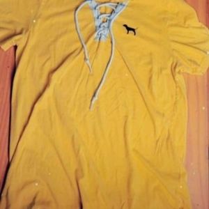 Size Large Victoria's Secret Campus- Style Tie up T Shirt